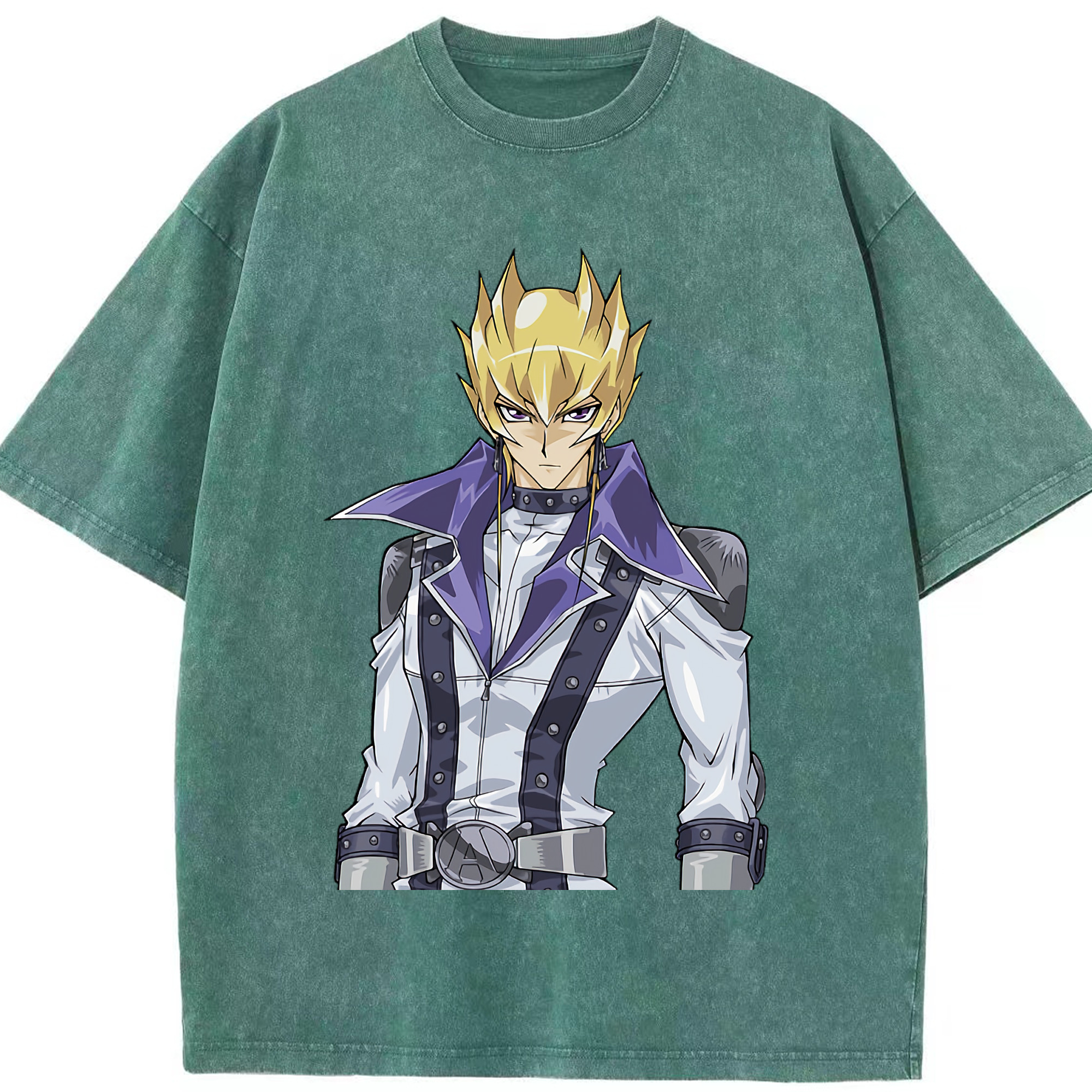 （画像用） 遊☆戯☆王 Yu-Gi-Oh! 綿100% ヴィンテージ風 半袖Tシャツ（フロントプリント）